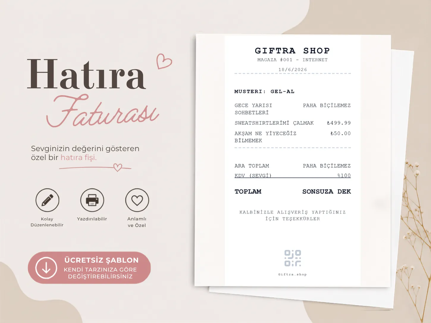 Hatıra Faturası